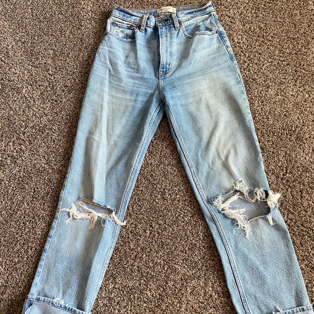 Abercrombie & Fitch The 90s Straight Ultra High rise jean
